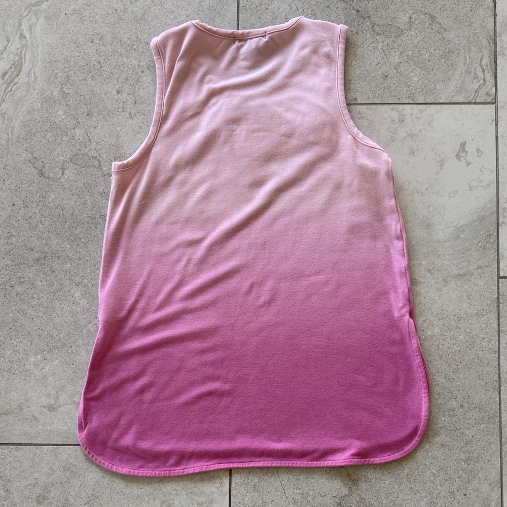 Imoga Girls Pink Ombre Ruffle Tank & Heart Print Leggings Set sz 6 - Picture 6 of 11